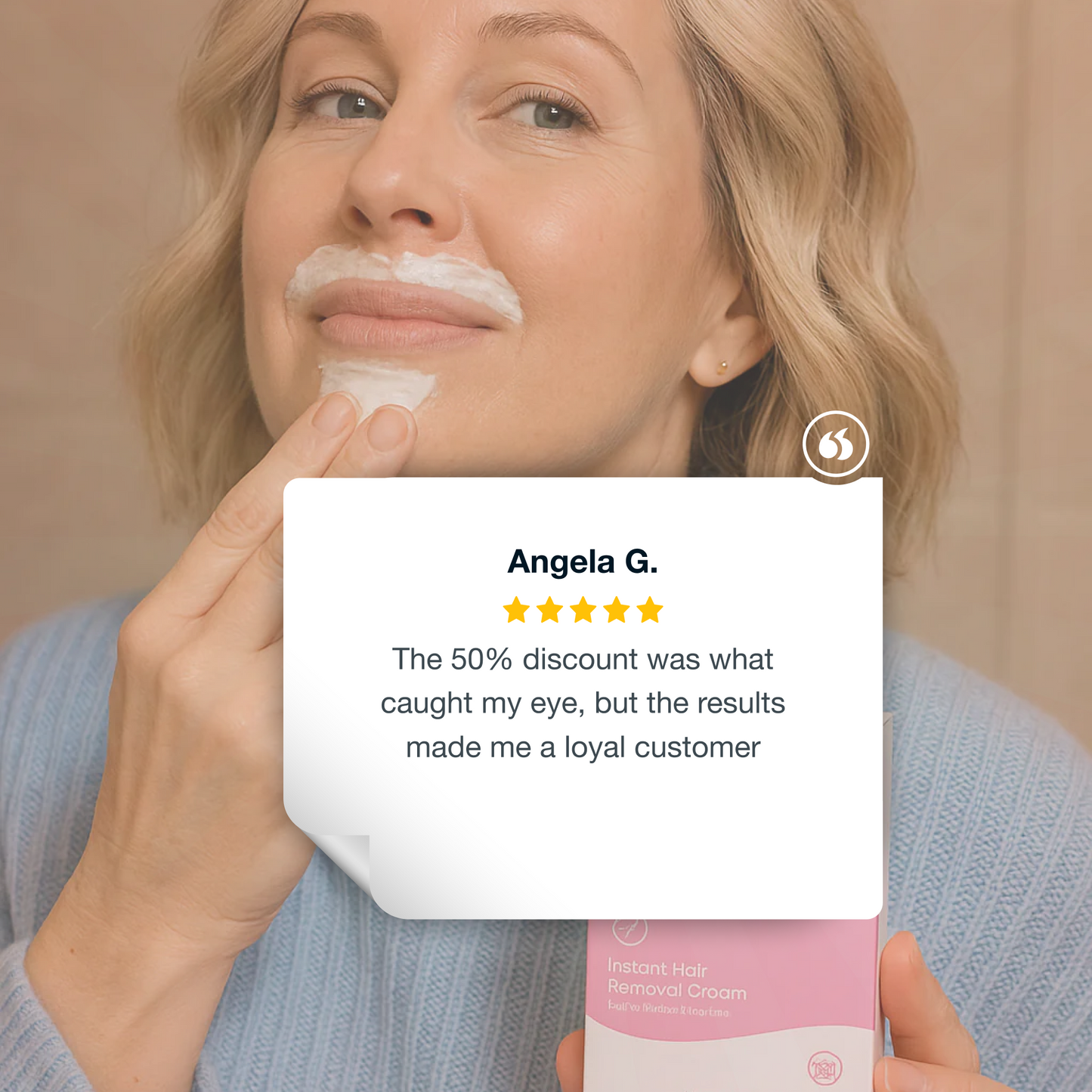SilkSmooth – Hair Removal Cream (50% OFF)